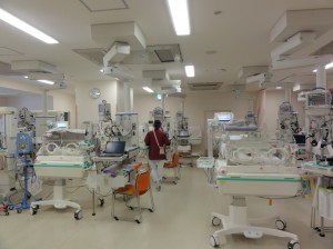 新生児特定集中治療室の様子