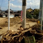 九州北部豪雨　土砂撤去作業の様子2